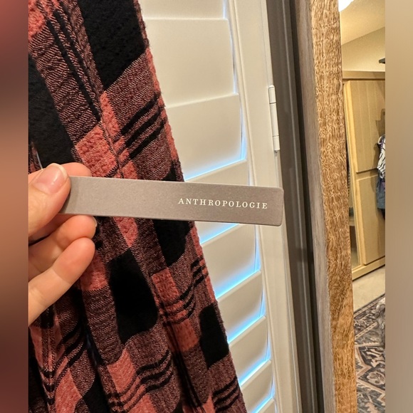 Cloth and Stone by Anthropologie mini dress. Red/black plaid. Size XS. - Picture 2 of 6